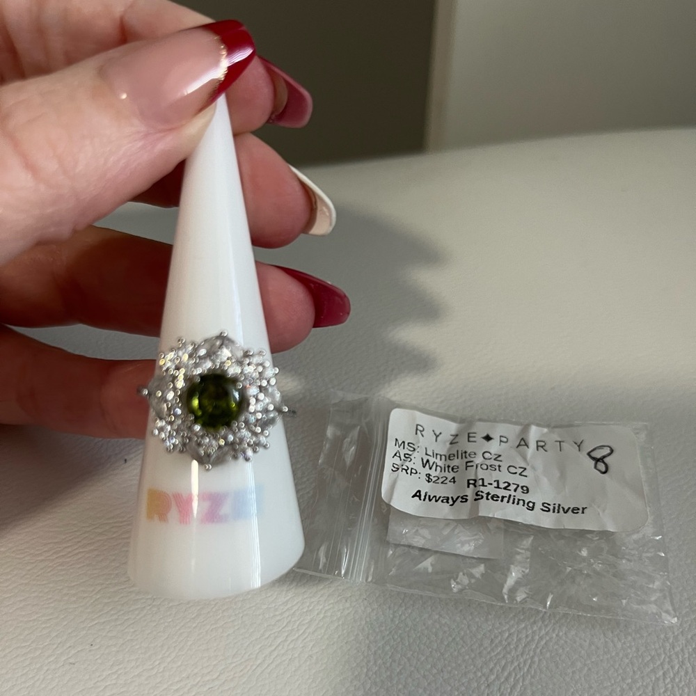 New .925 Sterling Silver Ring Size